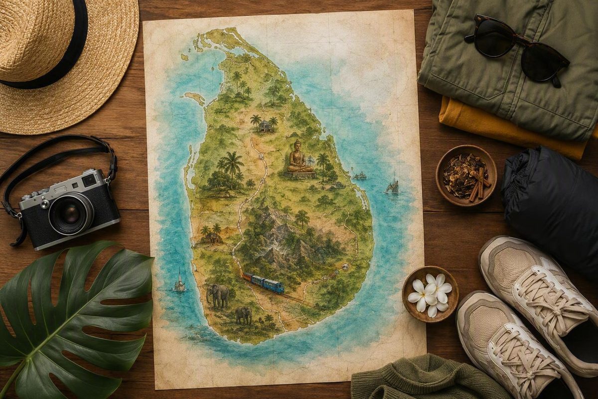 Sri Lanka travel guide cover